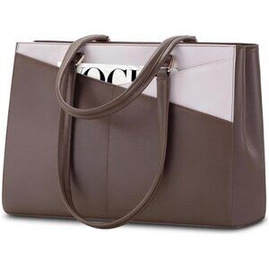 Womens 15.6 Inch Tote Bags Waterproof Coffee